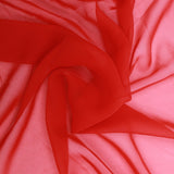 Pound A Metre Fuchsia / Full Metre Premium Quality Smooth Chiffon Fabric - 60" Wide - Variations Available