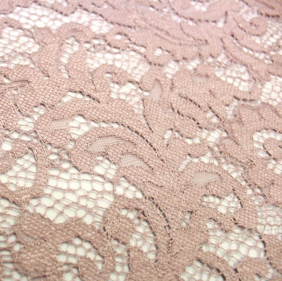 Premium Quality Soft Rachel Corded Lace Fabric 60" Wide - Variations Available - Pound A Metre