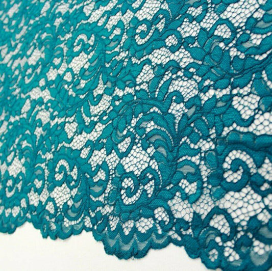 Premium Quality Soft Rachel Corded Lace Fabric 60" Wide - Variations Available - Pound A Metre