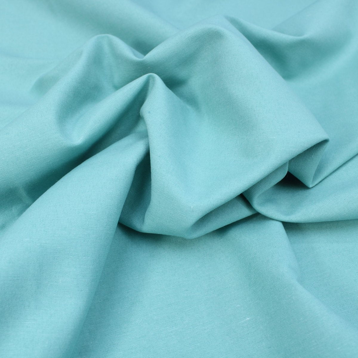 Premium Quality Super Wide Cotton Blend Sheeting, 'Dusky Teal', 94" Wide - Pound A Metre