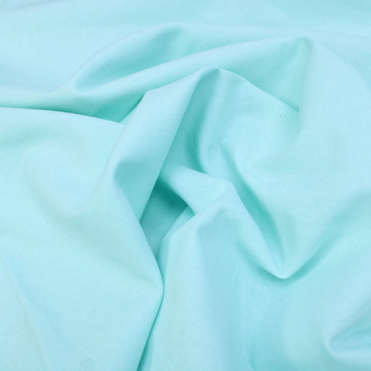 Premium Quality Super Wide Cotton Blend Sheeting, 'Mint', 94" Wide - Pound A Metre
