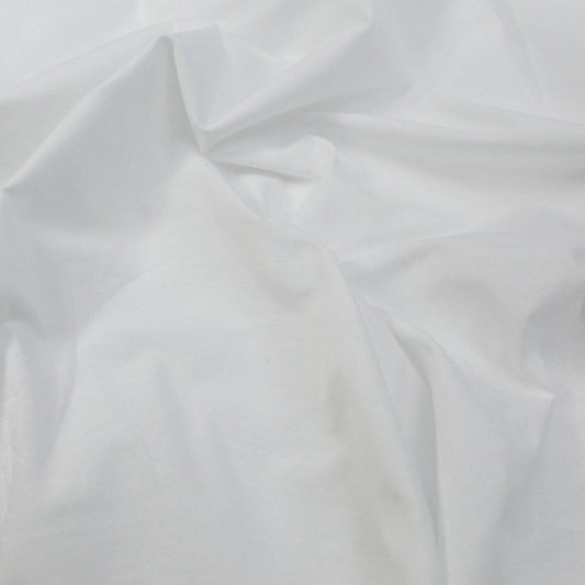 Premium Quality Super Wide Cotton Blend Sheeting "Plain White" 94" Wide - Pound A Metre