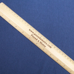 Premium Single Jersey Combed Cotton - Marine Blue - Pound A Metre