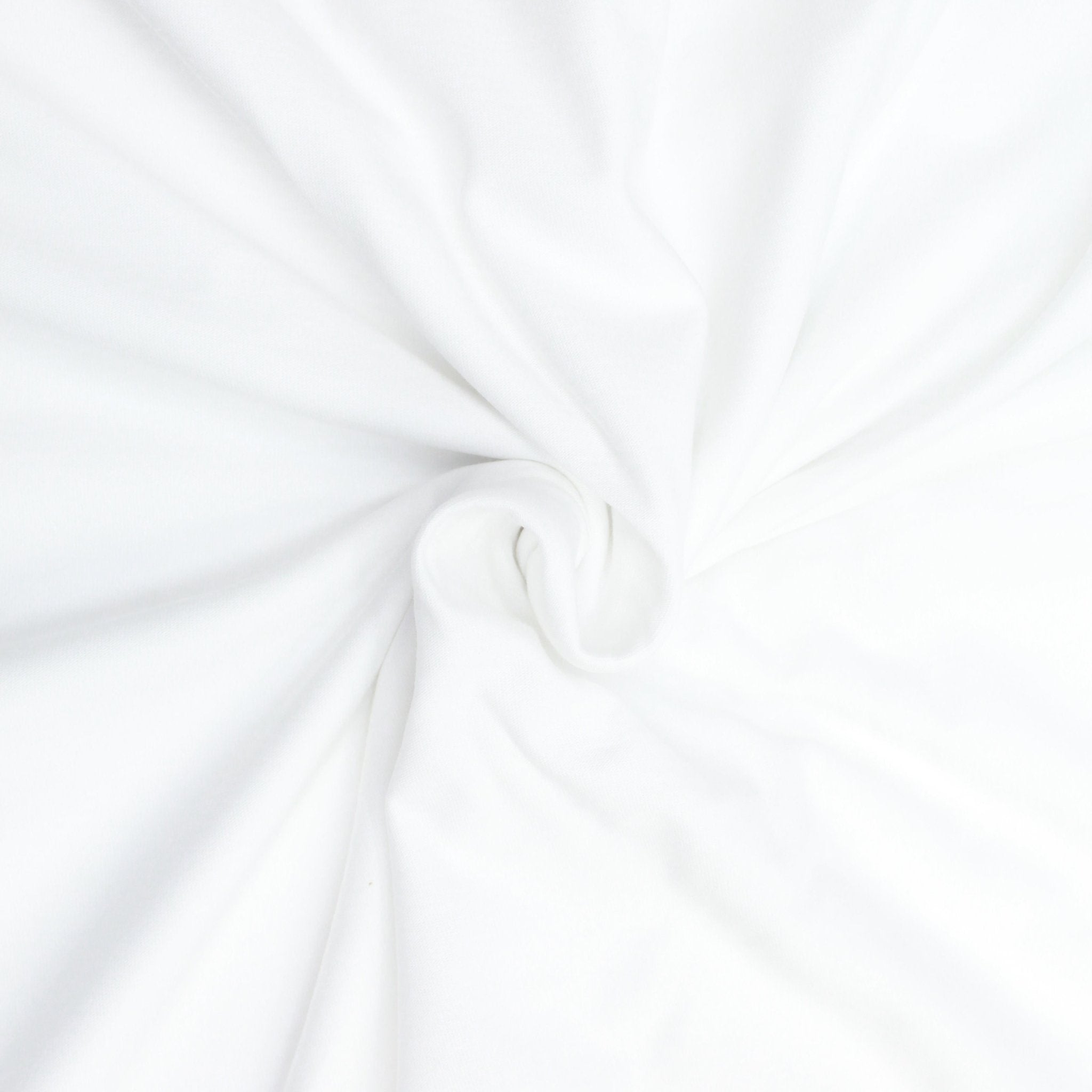 Premium Single Jersey Combed Cotton - Optical White - Pound A Metre
