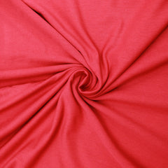 Premium Single Jersey Combed Cotton - Red - Pound A Metre