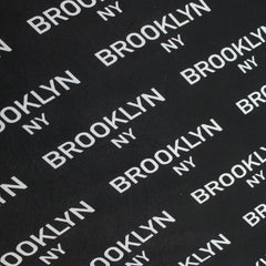 Premium Viscose Jersey 'Brooklyn NY' 60" Wide Black & White (60E) - Pound A Metre