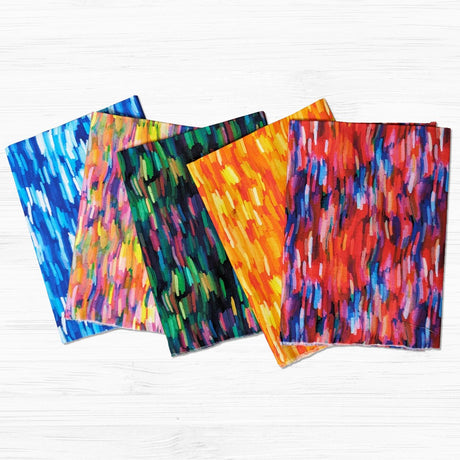 Printed Cotton Fabric Bundle- Oil Paint Strokes (2.5 Metres or 5 Metres) - Pound A Metre