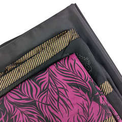 7.25 Metre Co-Ord Bundle- Purple & Black Baroque