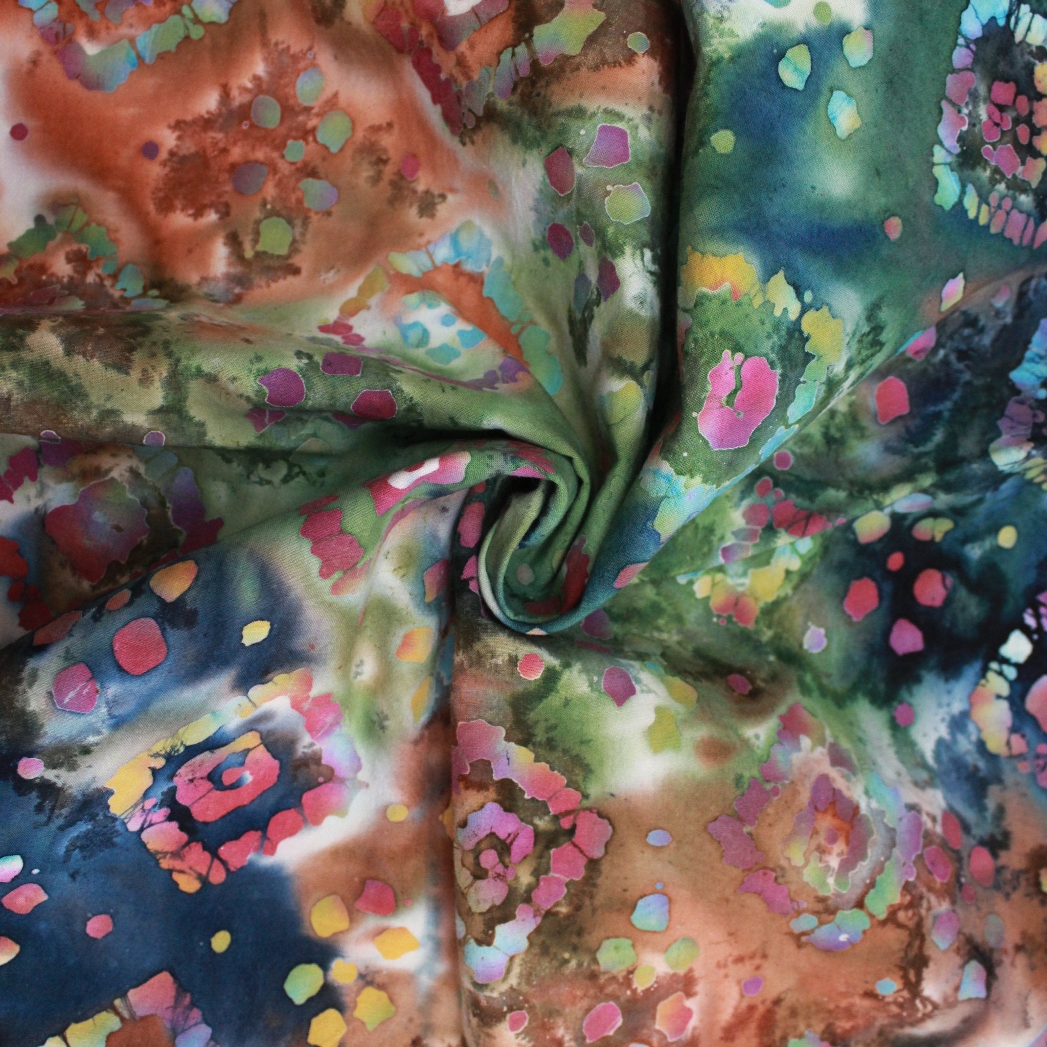Quality 100% Cotton, Premium Batik, Diamond Splash 45" Wide Galaxy - Pound A Metre
