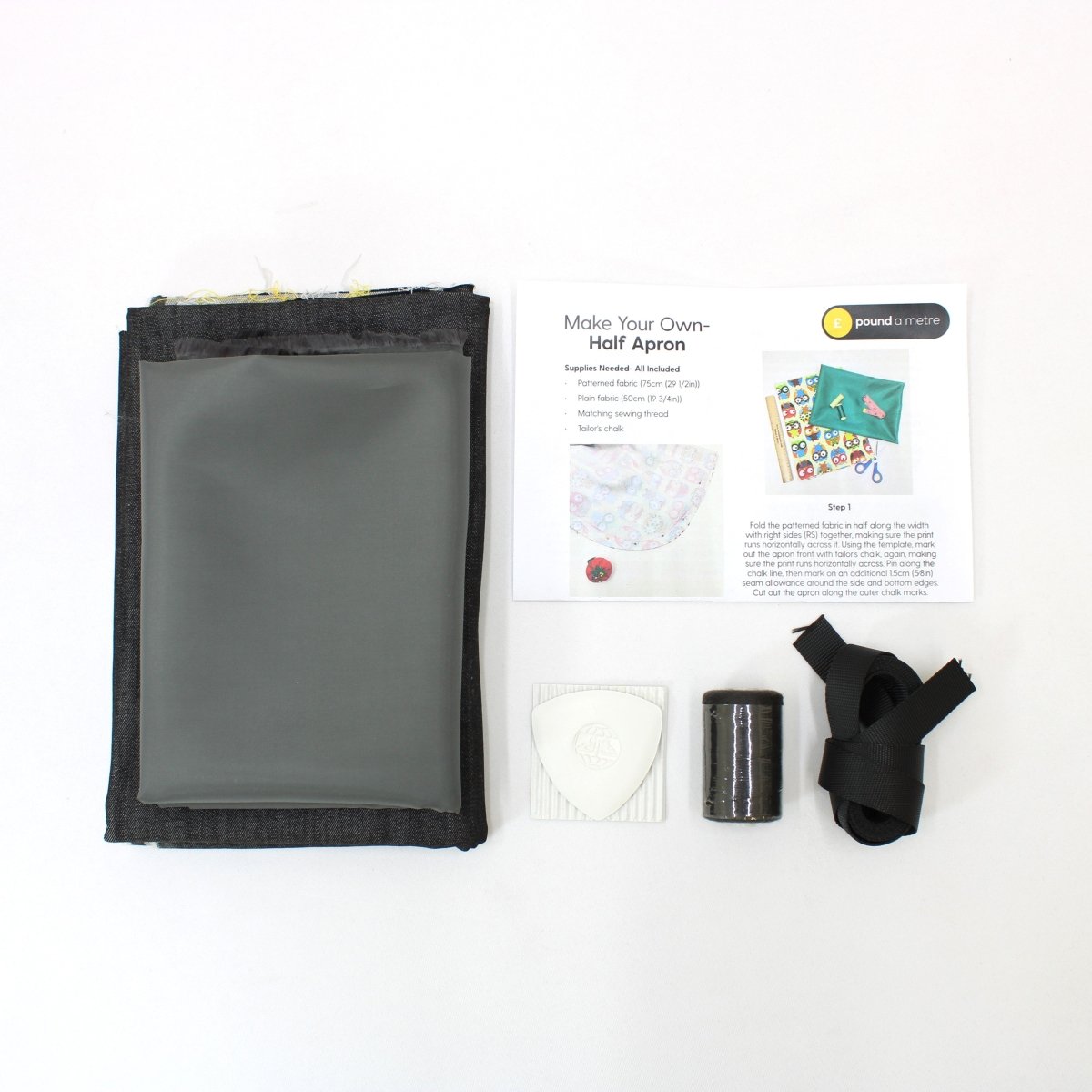 Sewing Kit- Make Your Own Half Apron - Pound A Metre