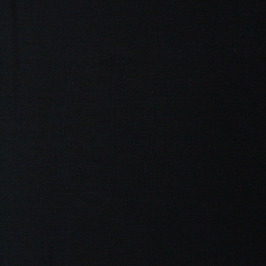 Soft Cotton Muslin - Black (Colour: 87) 44" Wide - Pound A Metre