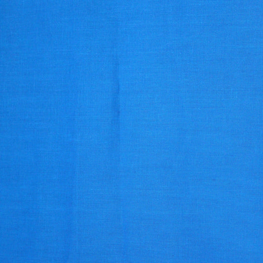 Soft Cotton Muslin - Blue (Colour: 142) 44" Wide - Pound A Metre
