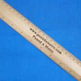 Pound A Metre Full Metre Soft Cotton Muslin - Blue (Colour: 142) 44" Wide