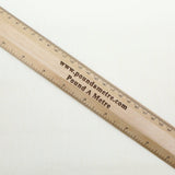 Pound A Metre Full Metre Soft Cotton Muslin - (Colour: 102) Ivory 44" Wide