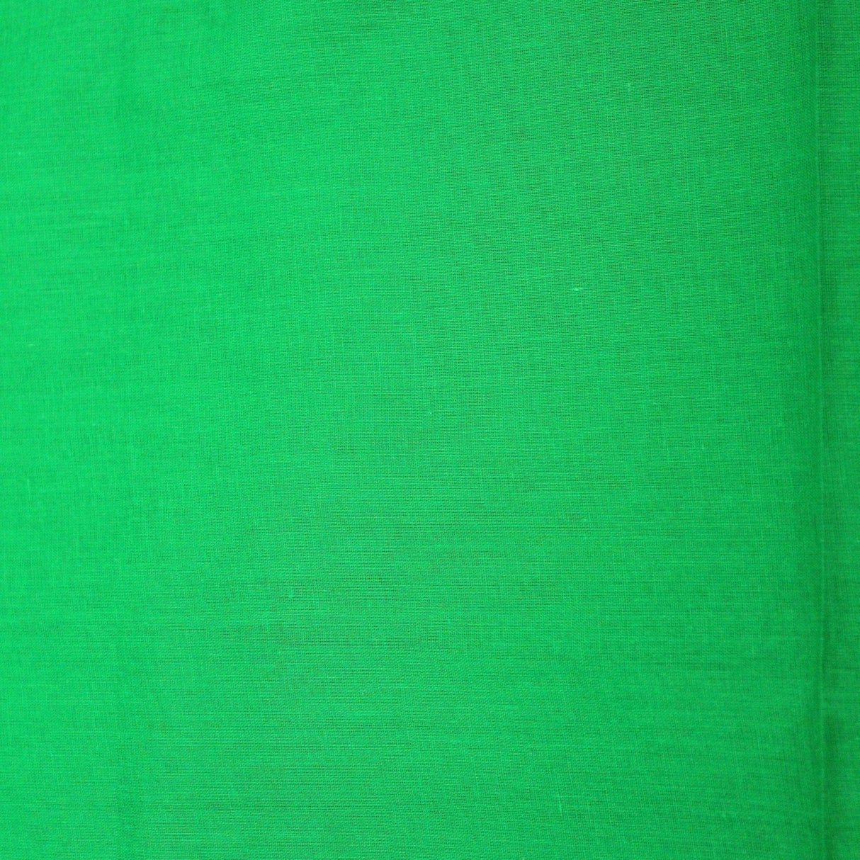 Pound A Metre Full Metre Soft Cotton Muslin - Green (Colour: 127) 44" Wide