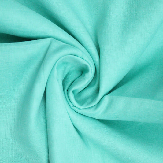 Soft Cotton Muslin - Light Turquoise (Colour: 93) 44" Wide - Pound A Metre