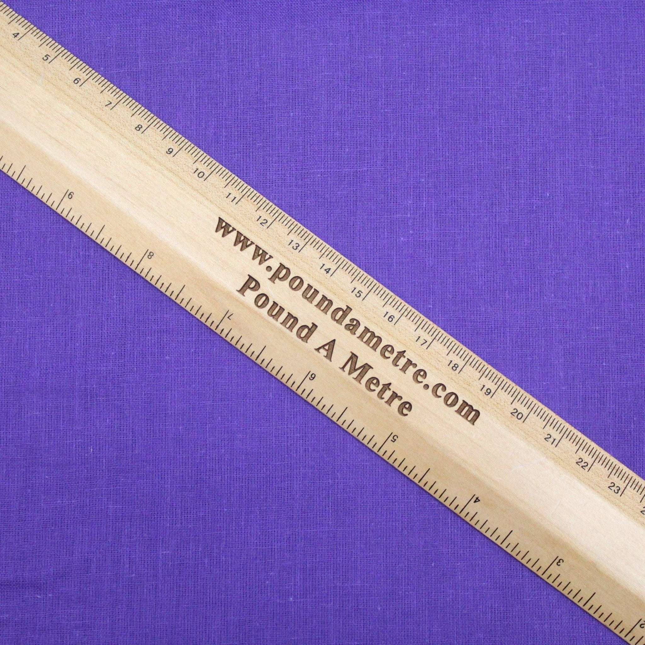 Soft Cotton Muslin - Purple (Colour: 132) 44" Wide - Pound A Metre