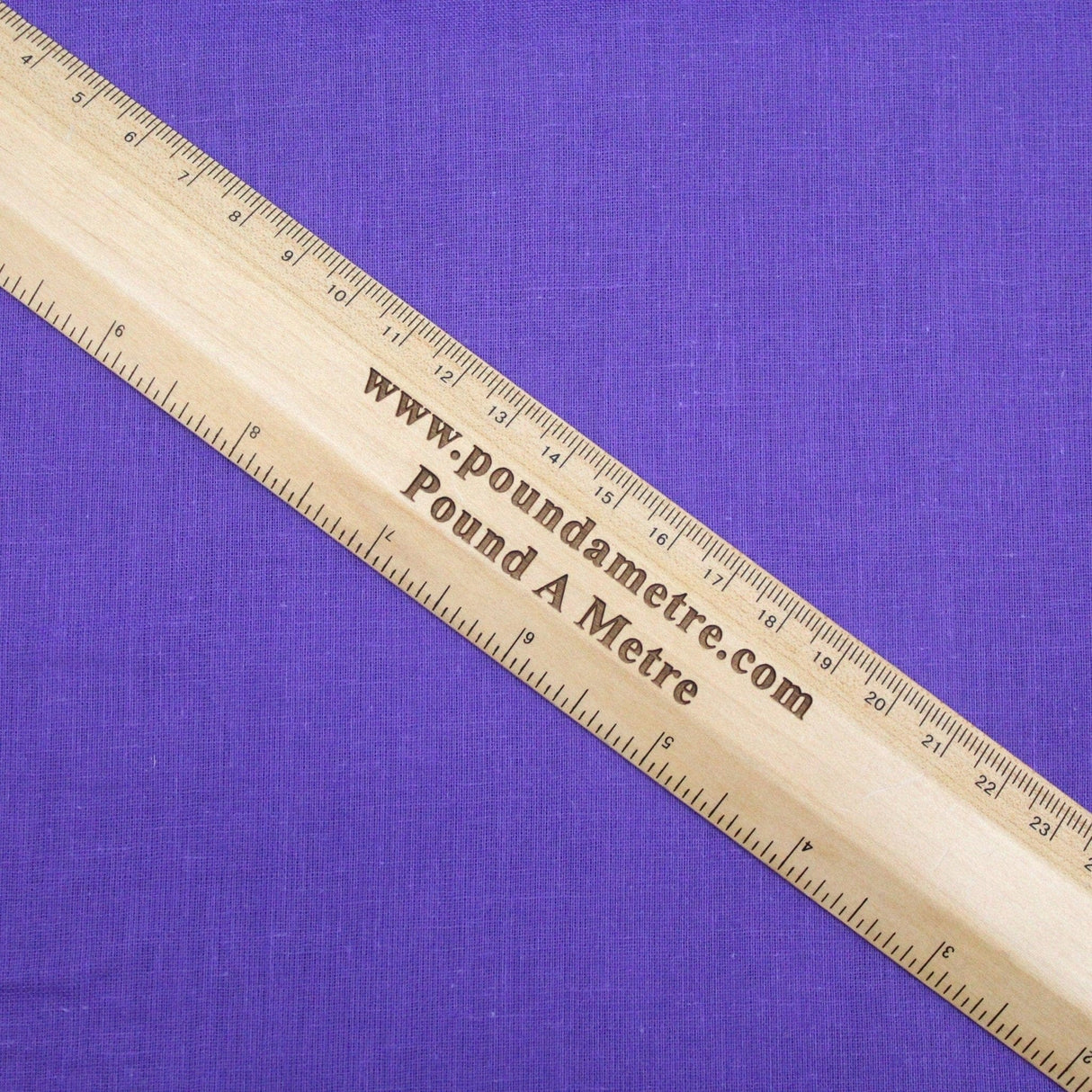 Pound A Metre Full Metre Soft Cotton Muslin - Purple (Colour: 132) 44" Wide