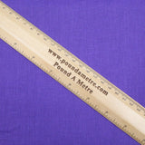 Pound A Metre Full Metre Soft Cotton Muslin - Purple (Colour: 132) 44" Wide