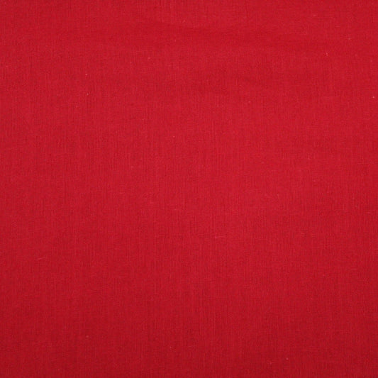 Soft Cotton Muslin - Red (Colour: 80) 44" Wide - Pound A Metre