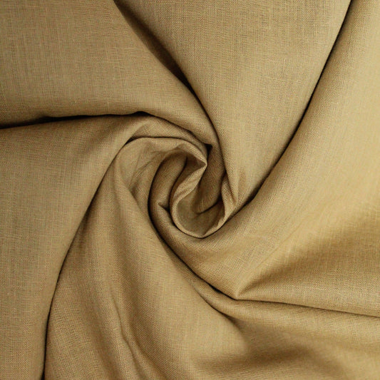 Soft Cotton Muslin - Tan (Colour: 72) 44" Wide - Pound A Metre