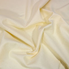 Soft Plain Brushed Cotton 45” Wide Pale Yellow - Pound A Metre